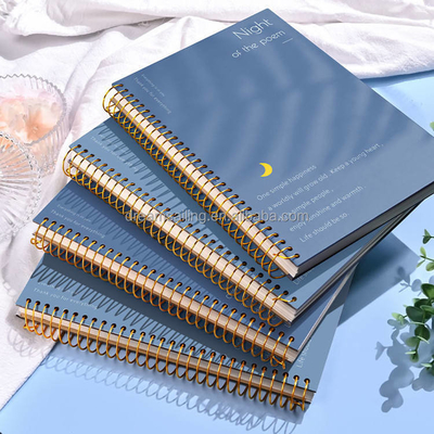 A4 A5 A6 B5 제목 공백 덮개 노트북 128gsm 140gsm 두꺼운 나선형 노트북