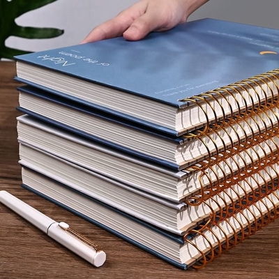 A4 A5 A6 B5 제목 공백 덮개 노트북 128gsm 140gsm 두꺼운 나선형 노트북
