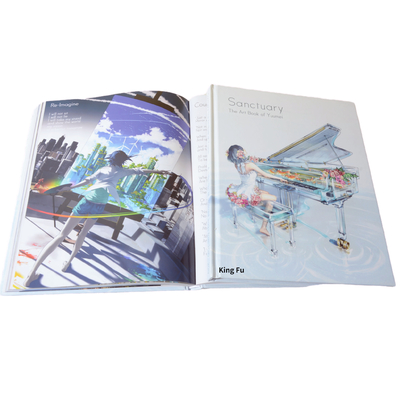 주문 CMYK 예술 사진 책을 인쇄하는 FSC SGS 두꺼운 표지의 책 책