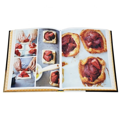 CMYK 색깔 조리법 요리사 책 Softcover 바인딩 광택지 책 인쇄