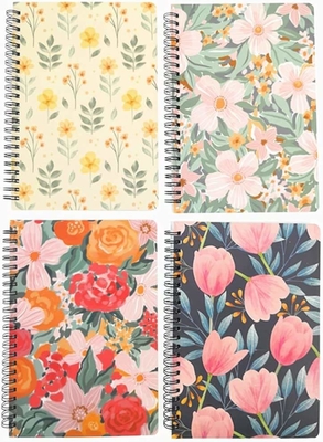 5.5&quot;X8.5&quot; 6&quot;X9&quot; 8.5&quot;X11&quot; 나선형 노트 인쇄 저널 와이어 바운드 스케치북