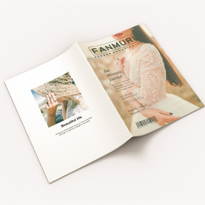 A3 A4 A5 A6 카탈로그 잡지 인쇄 주문을 받아서 만들어진 Softcover 잡지 책 인쇄