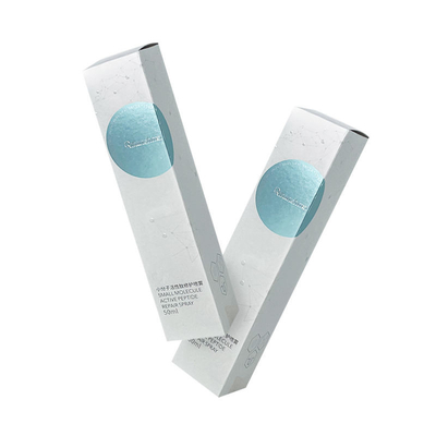 OEM 백색 Foldable 판지 상자는 UV 화장용 종이상자를 더럽힙니다